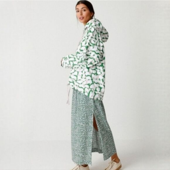 SKFK Skunkfunk Adi Big Petals Pink Green Hoodie - Picture 3 of 16